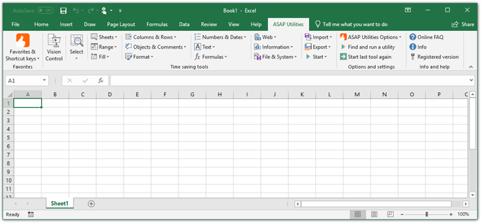 Asap Utilities For Excel The Popular Add In For Excel Users Easy To Use Tools That Save Time 9984